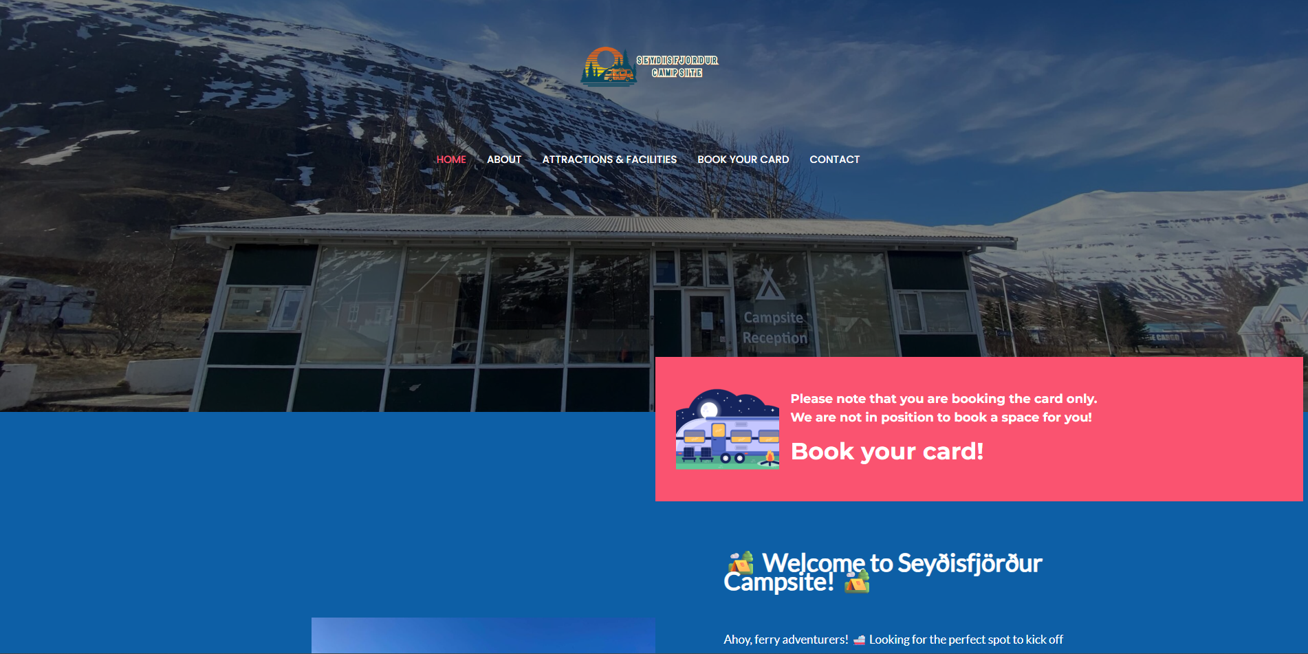 Seydisfjordur campsite